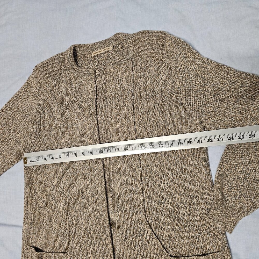 Simply Natural Women's Alpaca Linda Ebel Cape Size XL Melange Tan - Picture 10 of 16